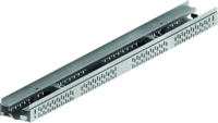 Overall width 100 mm – galvanised steel
