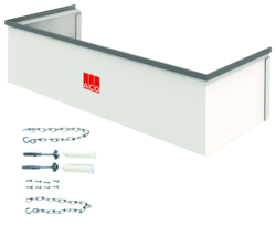 Extension elements including installation kits