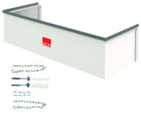 Extension elements including installation kits