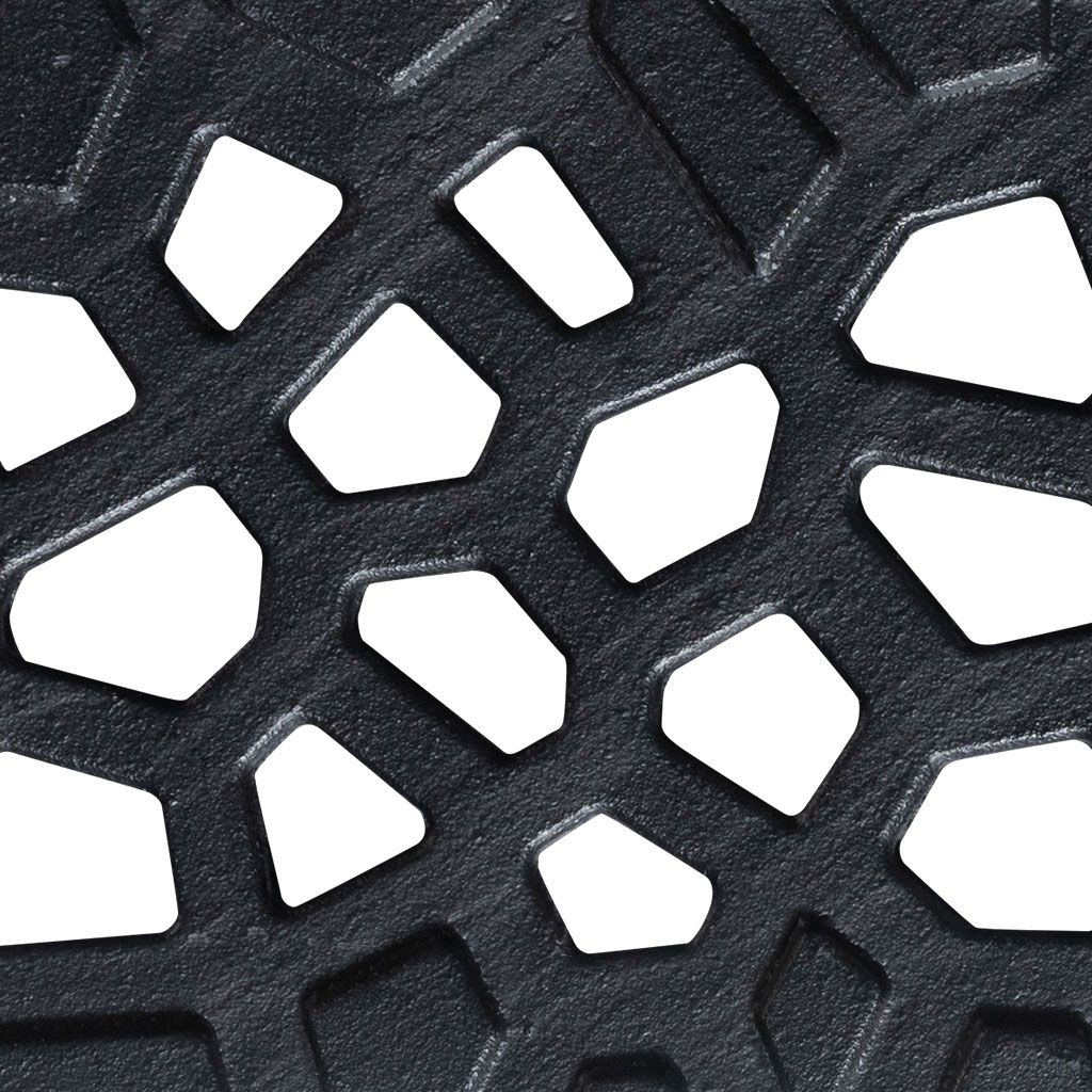ACO Voronoi design grating close-up